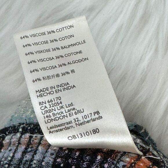 Free People Henrietta Square Neck Plaid Crop Top Sz S - Picture 8 of 8